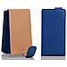 Custodia Compatibile Con Samsung Galaxy Mega 5.8 In Blu Reale - Coperchio Protettivo In Design Flip Realizzato In Similpelle Testurizzata - Foto miniatura 3