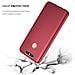 Custodia Compatibile Con Zte Blade V8 Mini In Rosso Metallico - Coperchio Protettivo In Silicone Tpu Flessibile - Foto miniatura 7