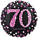 Pallone Foil Standard 17"""" - 42 Cm Pink Celebration 70 - Foto miniatura 1