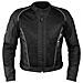 Giacca Mesh Traforato Traspirante Tessuto Tecnico Moto Touring Sport Nero L - Foto miniatura 3
