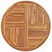 Piano Tavolo in Legno Massello di Teak Rotondo 2,5 cm 90 cm - Foto miniatura 2