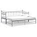 Telaio Divano Letto Estraibile Grigio In Metallo 90x200 Cm - Foto miniatura 2