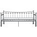 Telaio Divano Letto Estraibile Grigio In Metallo 90x200 Cm - Foto miniatura 8