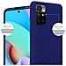 Custodia Compatibile Con Xiaomi Redmi 10 / Redmi Note 11 4g In Frost Blu Scuro - Coperchio Protettivo In Silicone Tpu Flessibile - Foto miniatura 3