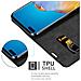 Custodia Compatibile Con Honor P40 Pro + In Nero Di Notte - Coperchio Protettiva Con Chiusura Magnetica, Funzione Stand E Tasca Per Le Carte - Foto miniatura 5