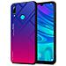 Custodia Compatibile Con Huawei P Smart 2019 In Viola - Rosso - Coperchio Protettivo Bicolore In Vetro Temperato E Silicone Tpu - Foto miniatura 1