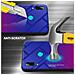 Custodia Compatibile Con Huawei P Smart 2019 In Viola - Rosso - Coperchio Protettivo Bicolore In Vetro Temperato E Silicone Tpu - Foto miniatura 3