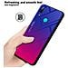 Custodia Compatibile Con Huawei P Smart 2019 In Viola - Rosso - Coperchio Protettivo Bicolore In Vetro Temperato E Silicone Tpu - Foto miniatura 6