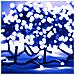 Stringa LED Compatta con 400 Luci LED Blu 13 m PVC - Foto miniatura 6