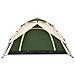 Tenda A Cupola Da Campeggio 4 Persone Verde A Rilascio Rapido - Foto miniatura 3