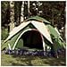 Tenda A Cupola Da Campeggio 4 Persone Verde A Rilascio Rapido - Foto miniatura 7