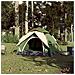Tenda A Cupola Da Campeggio 4 Persone Verde A Rilascio Rapido - Foto miniatura 8