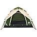 Tenda A Cupola Da Campeggio 4 Persone Verde A Rilascio Rapido - Foto miniatura 10