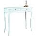 Consolle Arte Povera 2 Cassetti In Legno Bianco L. 96 H 80 P. 41 - Foto miniatura 1