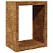 Rastrelliera Per Legna 60x40x80 Cm In Acciaio Corten - Foto miniatura 2