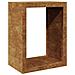 Rastrelliera Per Legna 60x40x80 Cm In Acciaio Corten - Foto miniatura 7