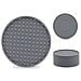 Set Di 6 Sottobicchieri Da Caffè In Silicone Con Supporto Grey - Foto miniatura 2