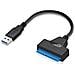 Adattatore Convertitore Usb 3.0 To Sata 2,5"" Hdd Hard Disk Ssd Disco Esterno - Foto miniatura 1