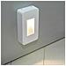 Applique Led Luce Naturale Faretto 12 W Segnapassi A Muro Esterno Bianco Es62 - Foto miniatura 4