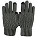 Guanti Con Dita Separate Per Touch Screen Darkgrey - Foto miniatura 1