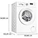 Lavatrice Standard WGE0241H Serie 2 ActiveWater Plus 7 Kg Classe A Centrifuga 1400 giri - Foto miniatura 6