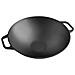 37291 Wok In Ghisa Stagionata Induzione Da 35,5 Cm Per Fuoco, Barbecue, Forno Nero - Foto miniatura 1