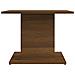 Tavolino Da Salotto Rovere Marrone 55,5x55,5x40cm In Truciolato - Foto miniatura 4
