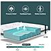 Materasso Singolo 90x175 Cm A Media Rigidita' | Altezza 16 Cm | Tessuto Anallergico E Traspirante | Proprieta' Ortopediche E Automodellanti | Prodotto In Italia - Foto miniatura 8