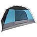 Tenda da Campeggio con Portico per 4 Persone Blu Impermeabile - Foto miniatura 8