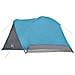 Tenda da Campeggio con Portico per 4 Persone Blu Impermeabile - Foto miniatura 9