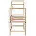 Letto Soppalco con Scala e Tetto 90x190 cm Legno Massello Pino - Foto miniatura 7