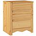 "Comodino  ""DRAMMEN"" 45x35x56 cm in Legno Massello di Pino" - Foto miniatura 1