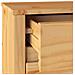 "Comodino  ""DRAMMEN"" 45x35x56 cm in Legno Massello di Pino" - Foto miniatura 9