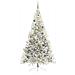 Albero di Natale con luci a corde decorative Argento 240 cm - Foto miniatura 3