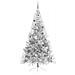Albero di Natale con luci a corde decorative Argento 240 cm - Foto miniatura 5