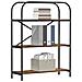 Libreria Rovere fumo 80 x 30 x 109 cm Legno multistrato - Foto miniatura 3