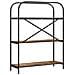 Libreria Rovere fumo 80 x 30 x 109 cm Legno multistrato - Foto miniatura 7