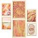 Set Di 6 Stampe Germogli D'arancia In Dipinti Decorativi Estetici Astratti Per Il Tuo Soggiorno A Casa A3 & A4 Telaio In Legno Chiaro - Foto miniatura 1