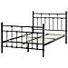 Letto Metallo Lynx 120 X 200 Cm Nero - Foto miniatura 3