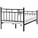 Letto Metallo Lynx 120 X 200 Cm Nero - Foto miniatura 5