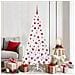 Albero di Natale artificiale Bianco 180 cm PVC e Acciaio - Foto miniatura 2