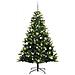 Albero di Natale Artificiale Pieghevole 150 LED Verde 150 cm - Foto miniatura 3