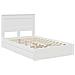 Letto con Contenitore Bianco 120 x 200 cm Legno multistrato - Foto miniatura 4