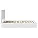 Letto con Contenitore Bianco 120 x 200 cm Legno multistrato - Foto miniatura 9
