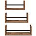 Set mensole da parete 3 pcs Legno vecchio 40x16x14cm - Foto miniatura 5