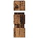 Set mensole da parete 3 pcs Legno vecchio 40x16x14cm - Foto miniatura 6