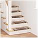 Tappetini per scale autoadesivi 15 pcs Marrone 65 x 21 x 4 cm - Foto miniatura 2