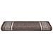 Tappetini per scale autoadesivi 15 pcs Marrone 65 x 21 x 4 cm - Foto miniatura 5