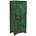 Armadio In Legno Verde 80x48x184h Cm - Foto miniatura 1