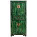 Armadio In Legno Verde 80x48x184h Cm - Foto miniatura 2